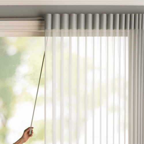 Store sheer vertical