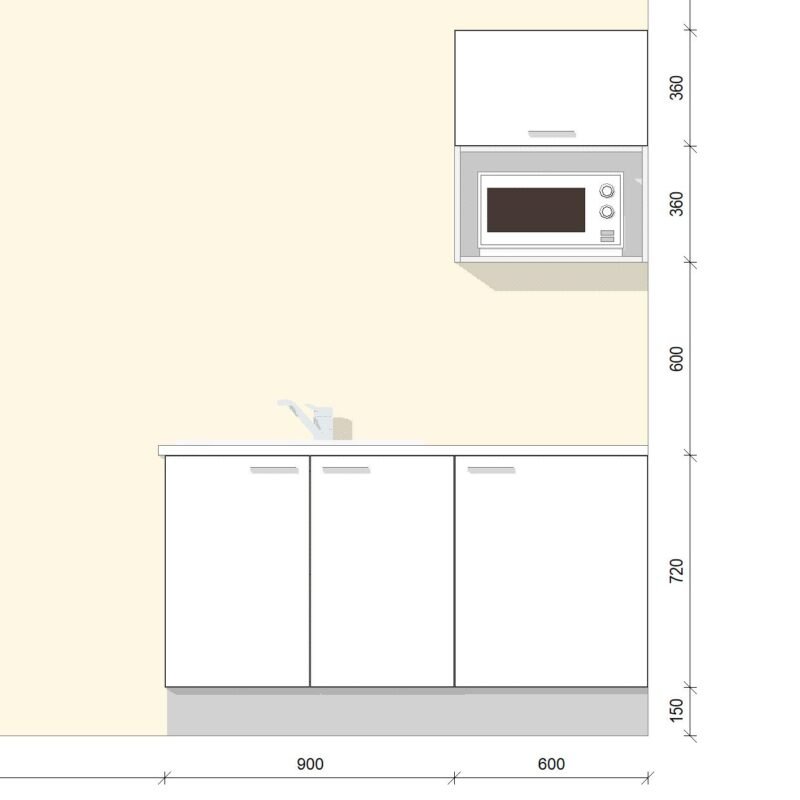 Kitchenette MAYA Elevation Kitchenette MAYA Elevation