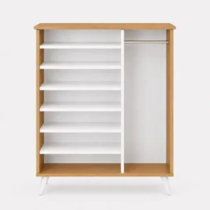 Porte chaussures JADE de la categorie Modulo_SOLO vue de face_Meuble d'entrée moderne JADE - BE HOME